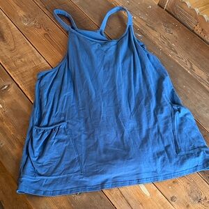 Blue Sleeveless Women's Dress